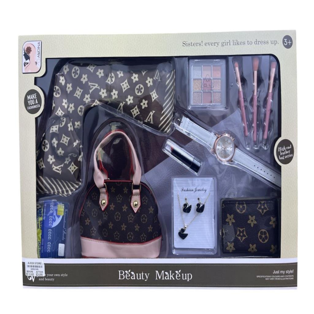 Luxury Beauty Makeup & Fashion Bag Play Set